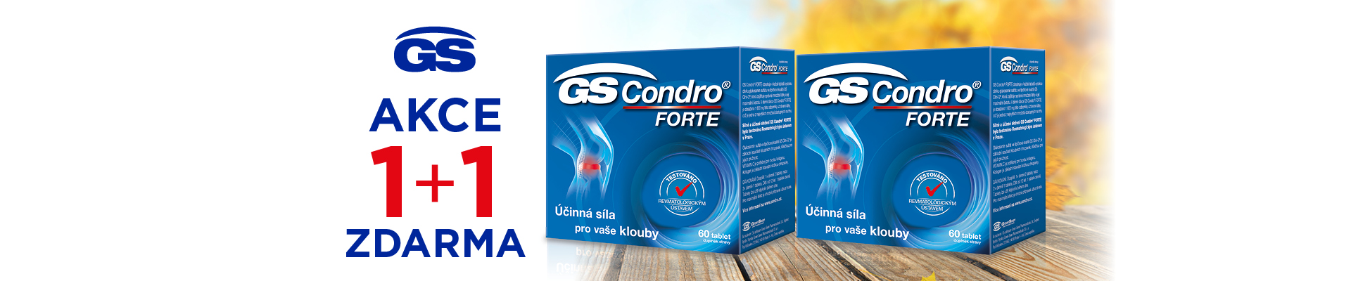Akce 1+1 ZDARMA GS Condro Forte